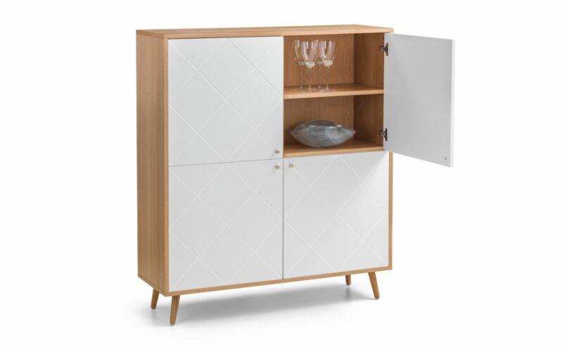 Moritz 4 Door Cabinet - Oak - Image 3