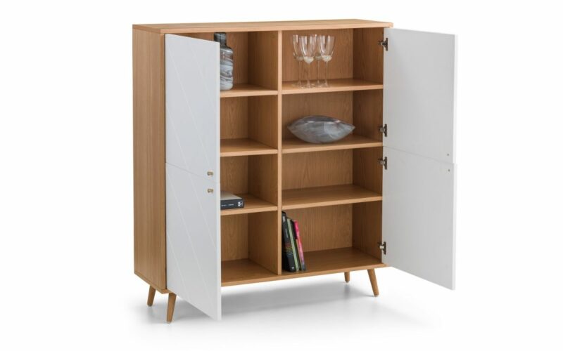 Moritz 4 Door Cabinet - Oak - Image 4