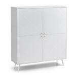 Moritz 4 Door Cabinet - White