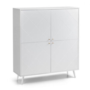 Moritz 4 Door Cabinet - White
