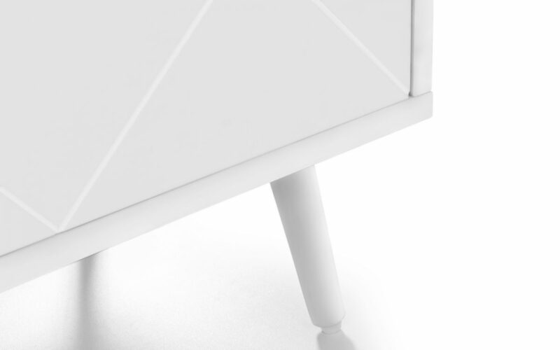 Moritz 4 Door Cabinet - White - Image 6