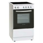 Montpellier MSC50W - 50cm Single Cavity Ceramic Cooker - White