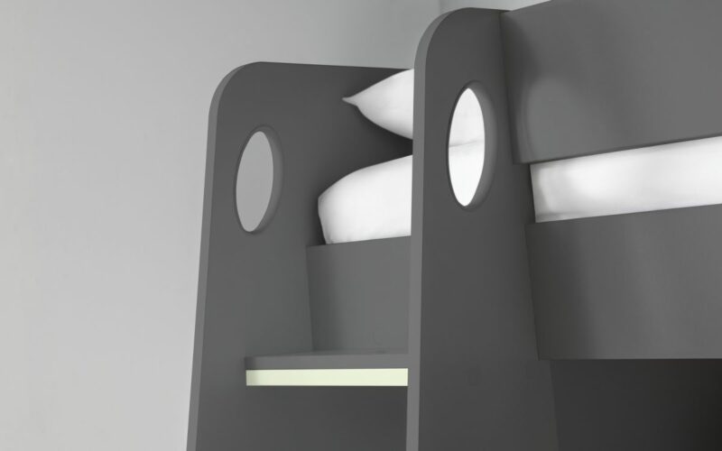 Nebula Gaming Bed with Desk - Anthracite - Image 4