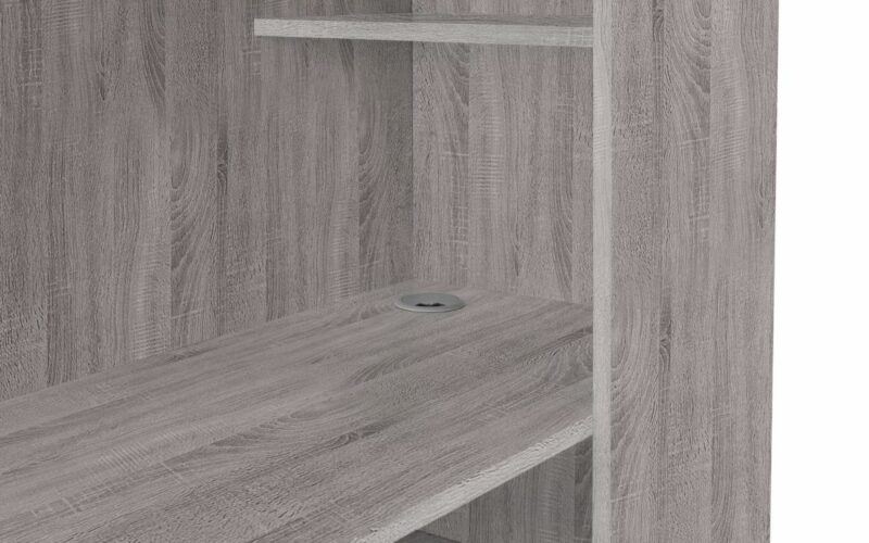 Nebula Gaming Bed with Desk - Grey Oak - Image 4