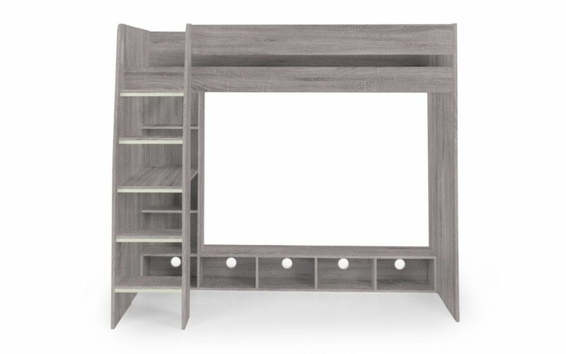 Nebula Gaming Bed with Desk - Grey Oak - Image 2