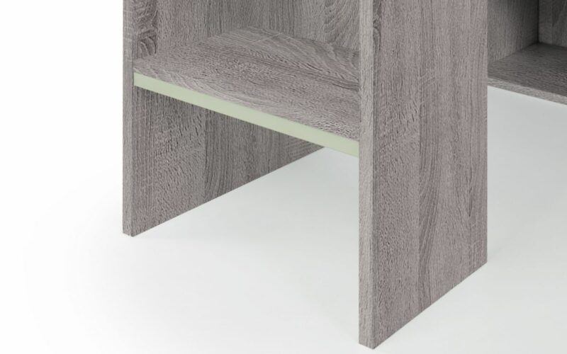 Nebula Gaming Bed with Desk - Grey Oak - Image 6