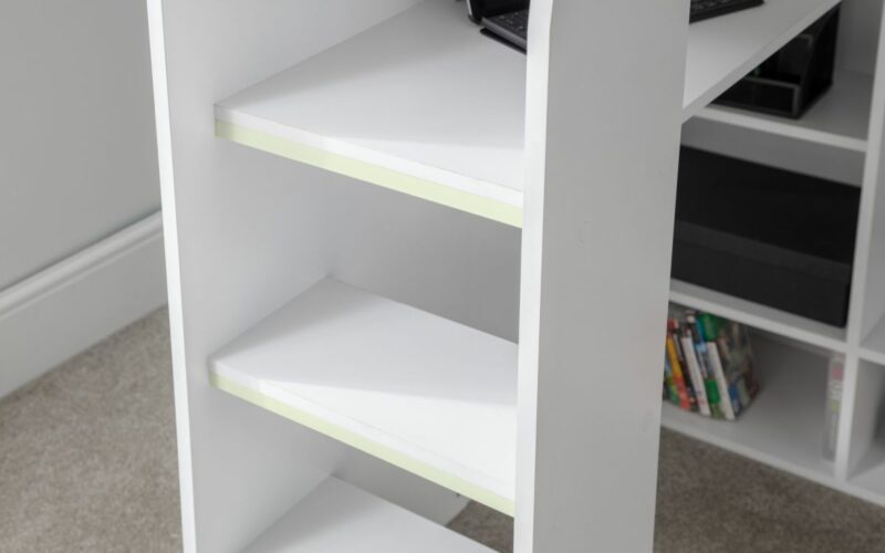 Nebula Gaming Bed with Desk - White - Image 6