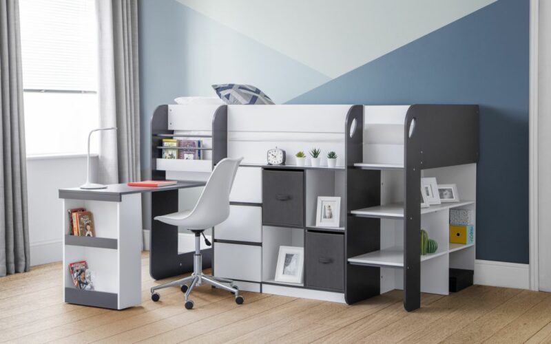 Saturn Midsleeper - White & Charcoal Grey Effect - Image 8