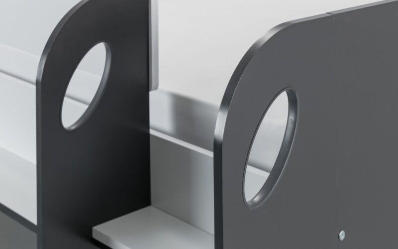 Saturn Midsleeper - White & Charcoal Grey Effect - Image 6