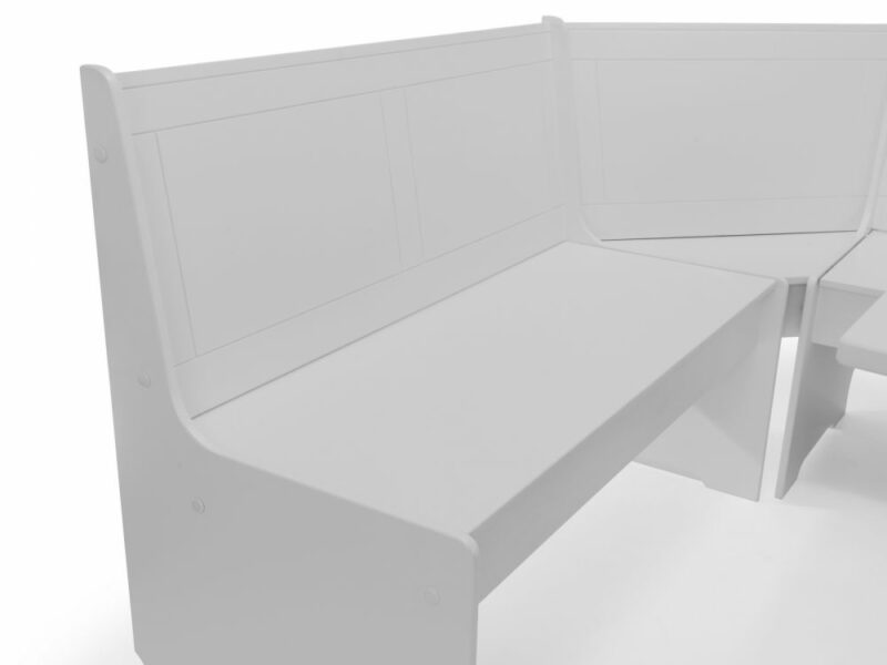 Newport 6 Seater Corner Dining Set - Dove Grey - Image 2
