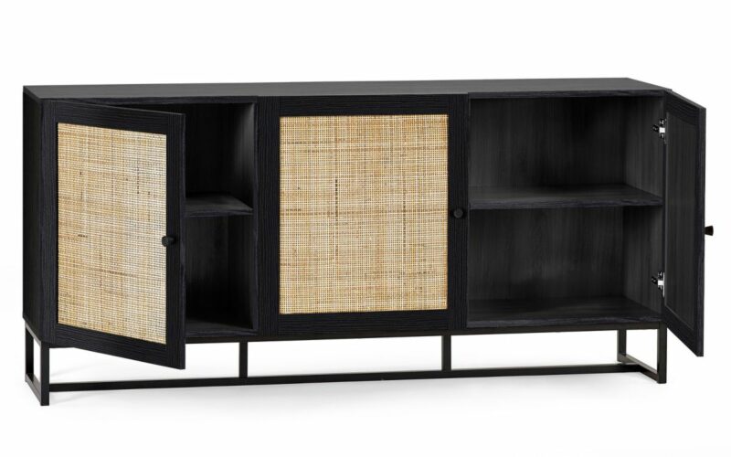 Padstow Sideboard - Black - Image 3
