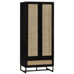 Padstow Wardrobe - Black