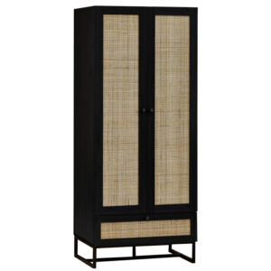 Padstow Wardrobe - Black