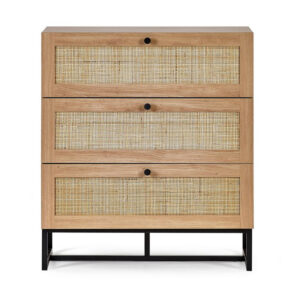 Padstow 3 Drawer Chest - Oak