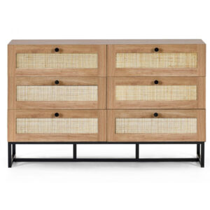 Padstow 6 Drawer Chest - Oak