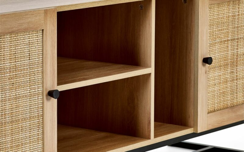 Padstow TV Unit - Oak - Image 4