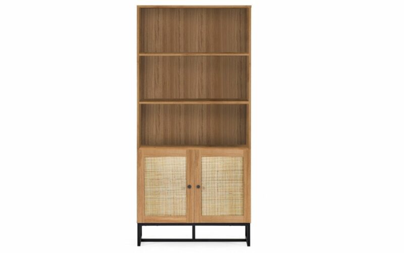 Padstow Tall Bookcase - Oak - Image 2
