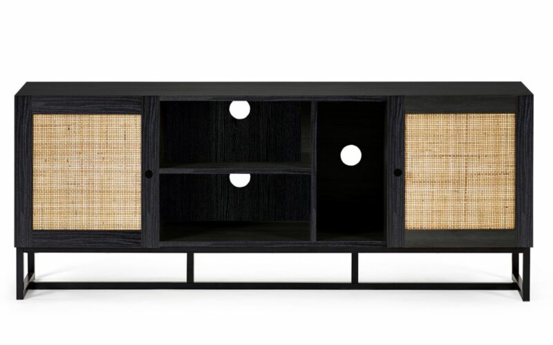Padstow TV Unit - Black - Image 2