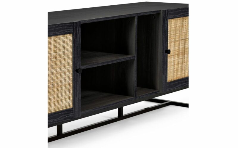 Padstow TV Unit - Black - Image 4