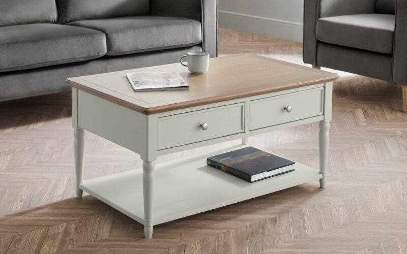 Provence 2 Drawer Coffee Table - Image 9