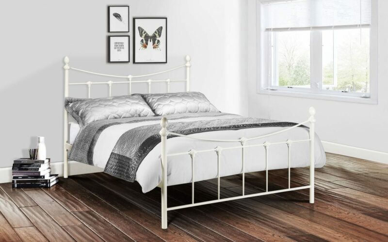 Rebecca Bed - Stone White - Image 2