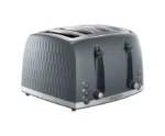Russell Hobbs Honeycomb 4 Slice Toaster 26073 – Grey