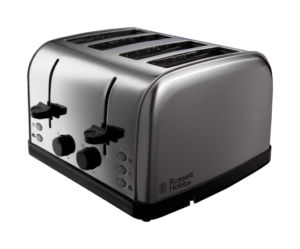 Russell Hobbs Futura Stainless Steel 4 Slice Toaster 18790