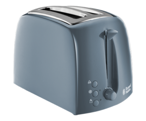 Russell Hobbs Textures 2 Slice Toaster 21644 - Grey