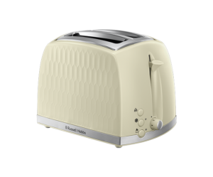 Russell Hobbs Honeycomb 2 Slice Toaster 26062 – Cream