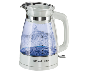 Russell Hobbs Classic Glass Kettle  26081 - White