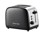 Russell Hobbs Stainless Steel 2 Slice Toaster 26550 – Black