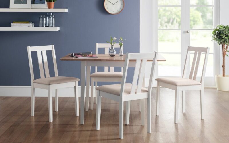 Rufford 2-Tone 4 Seater Dining Set - Image 2