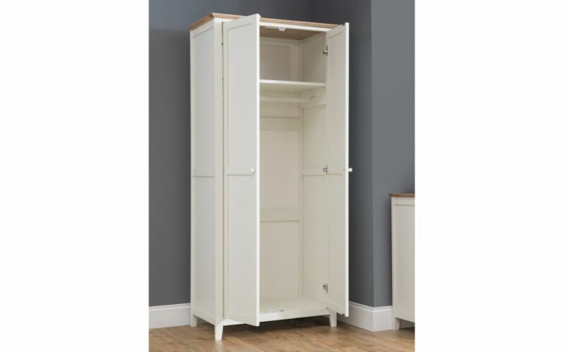 Salerno 2-Tone 2 Door Wardrobe - Image 4