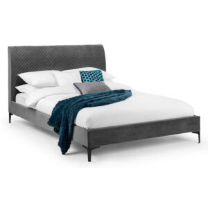 Sanderson Diamond Quilted Velvet Bed