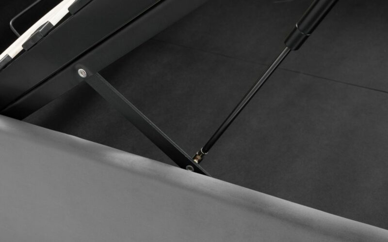 Sanderson Diamond Quilted Velvet Ottoman Bed - Image 5