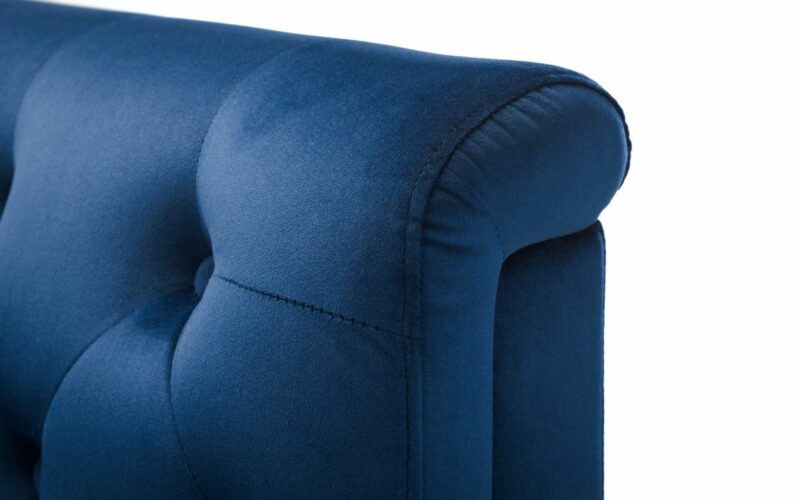 Sandringham Chair - Blue Velvet - Image 3