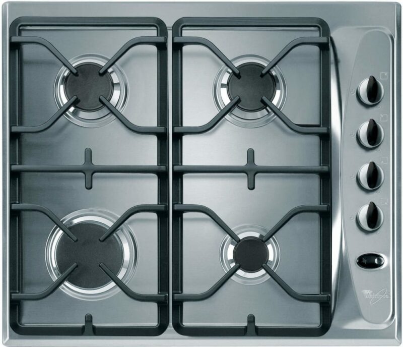Whirlpool AKM274IX - 4 Burner Gas Hob - Stainless Steel - Image 2