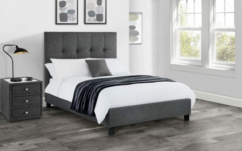 Sorrento Contemporary High Headboard Bed (JB) - Image 2