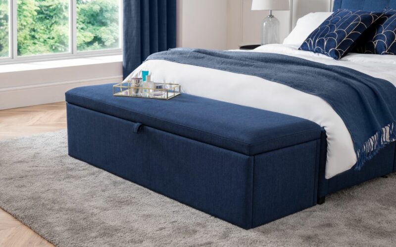Sorrento Blanket Box - Blue - Image 4