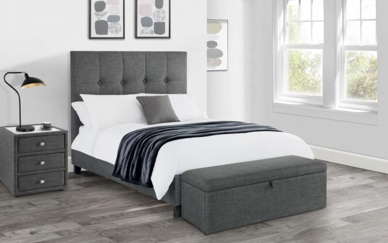 Sorrento Blanket Box - Slate Grey - Image 3
