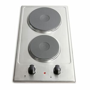 Montpellier SP200X - 2 Burner Electric Hob - Stainless Steel