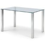 Enzo Glass Dining Table (120cm x 80cm) (JB)