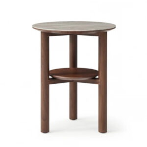 Willow Lamp Table With Shelf